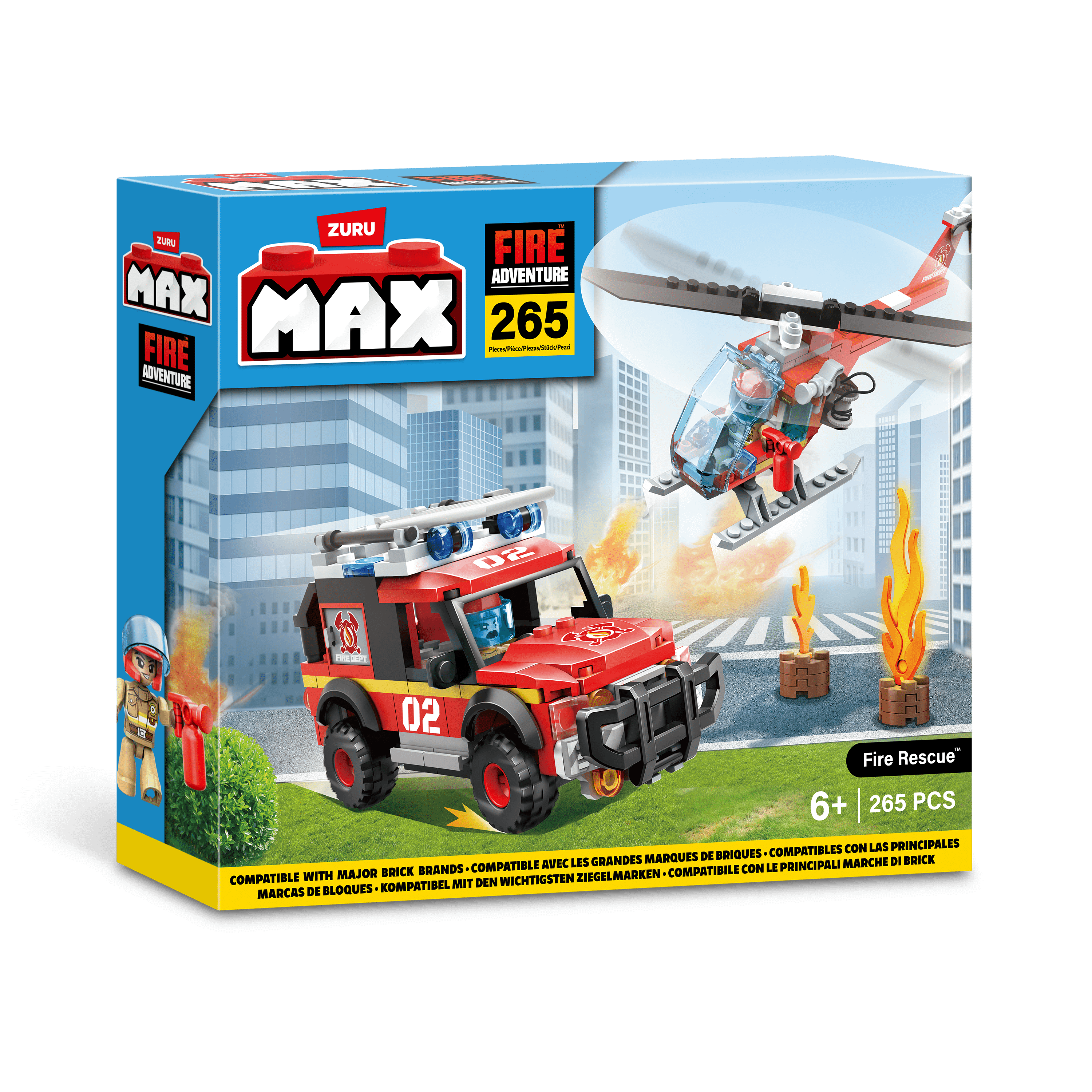 Max Max City S1 245 Piece Brick Box Playset 193052063694