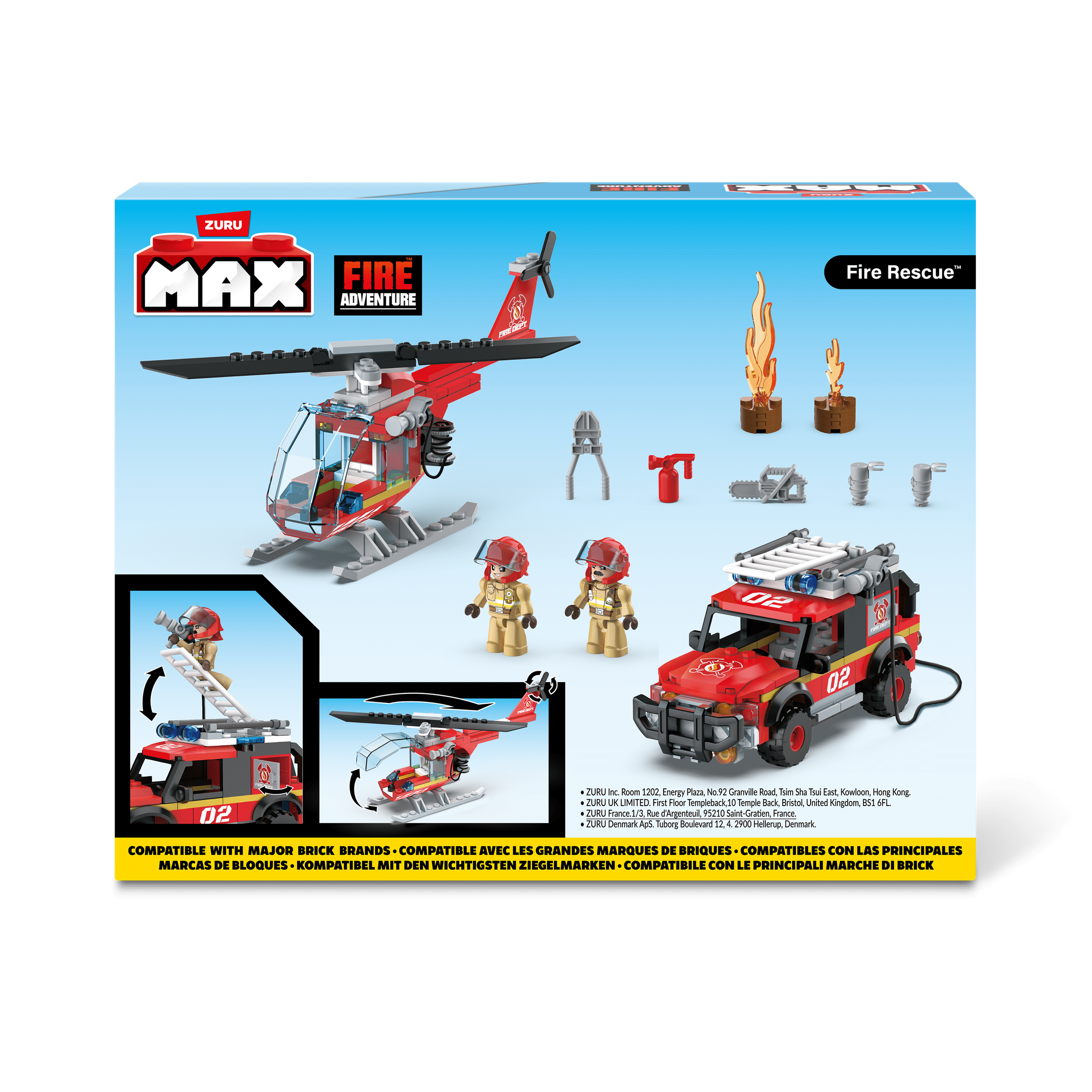 Max Max City S1 245 Piece Brick Box Playset 193052063694
