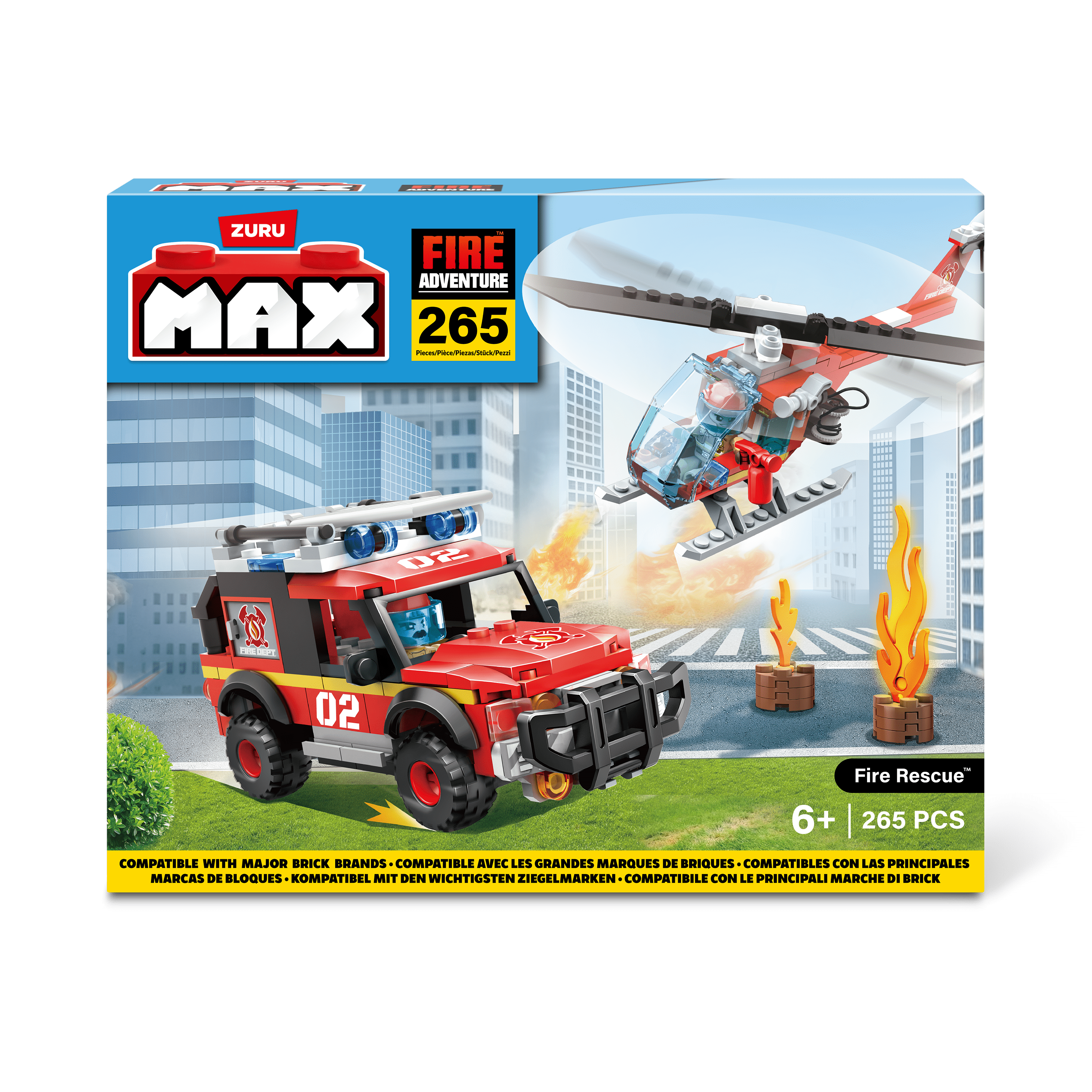 Max Max City S1 245 Piece Brick Box Playset 193052063694