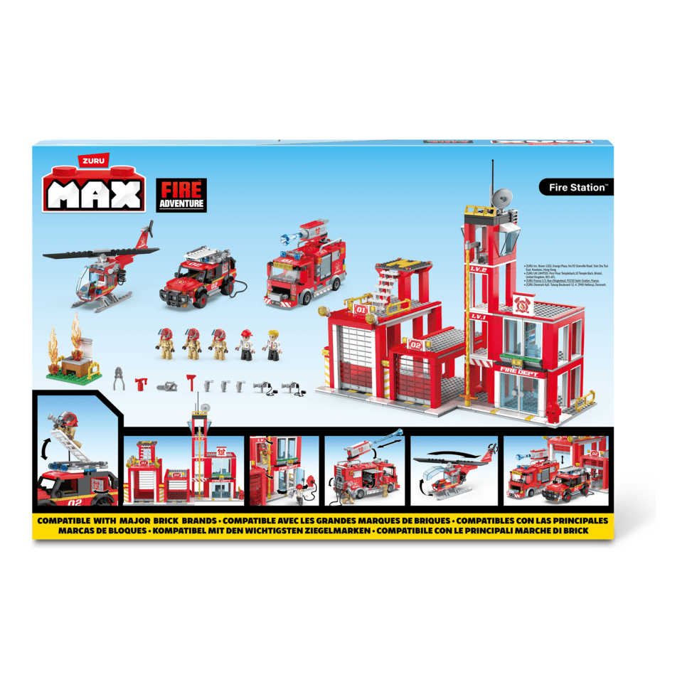 Max Max City S1 933 Piece Brick Box Playset 193052063687
