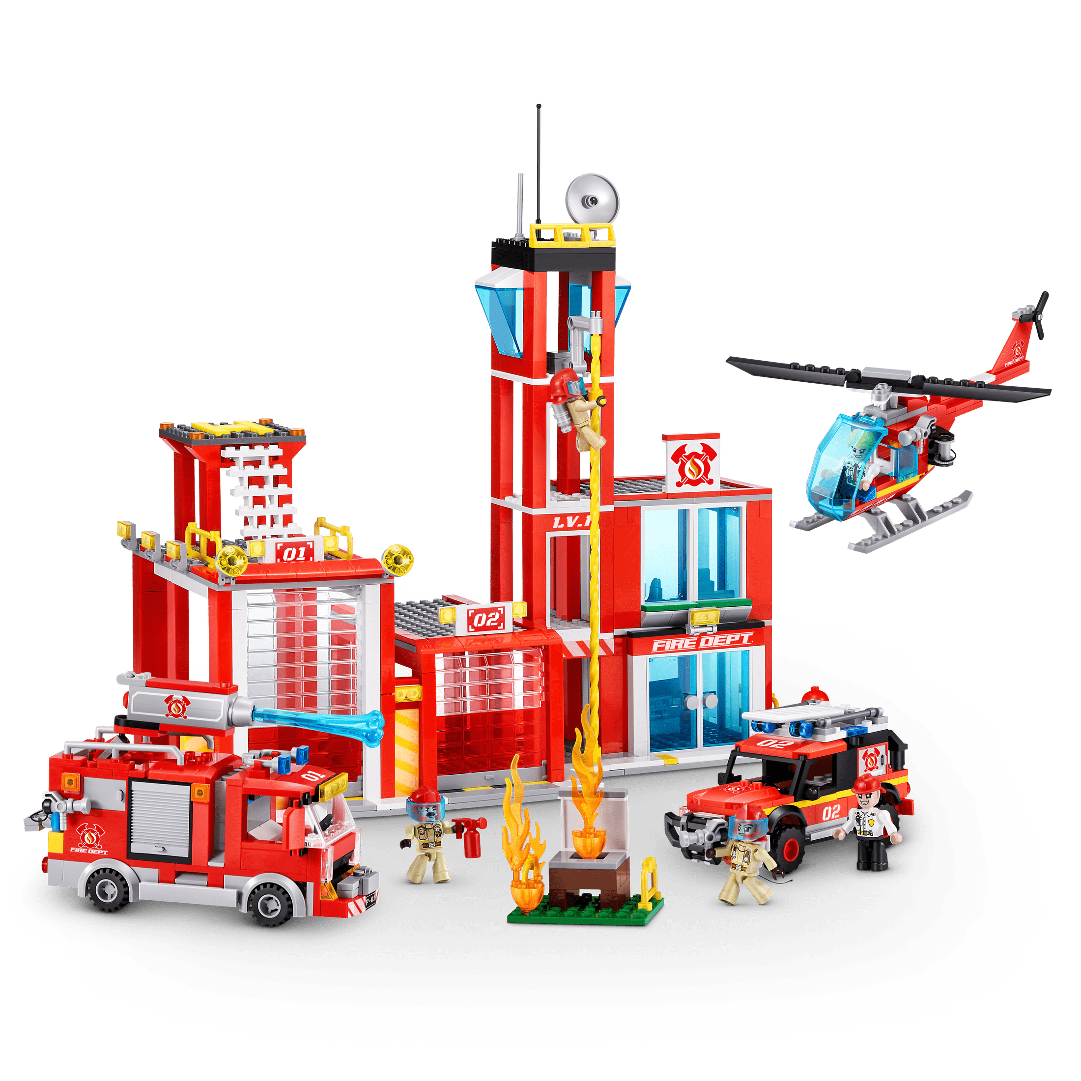Max Max City S1 933 Piece Brick Box Playset 193052063687