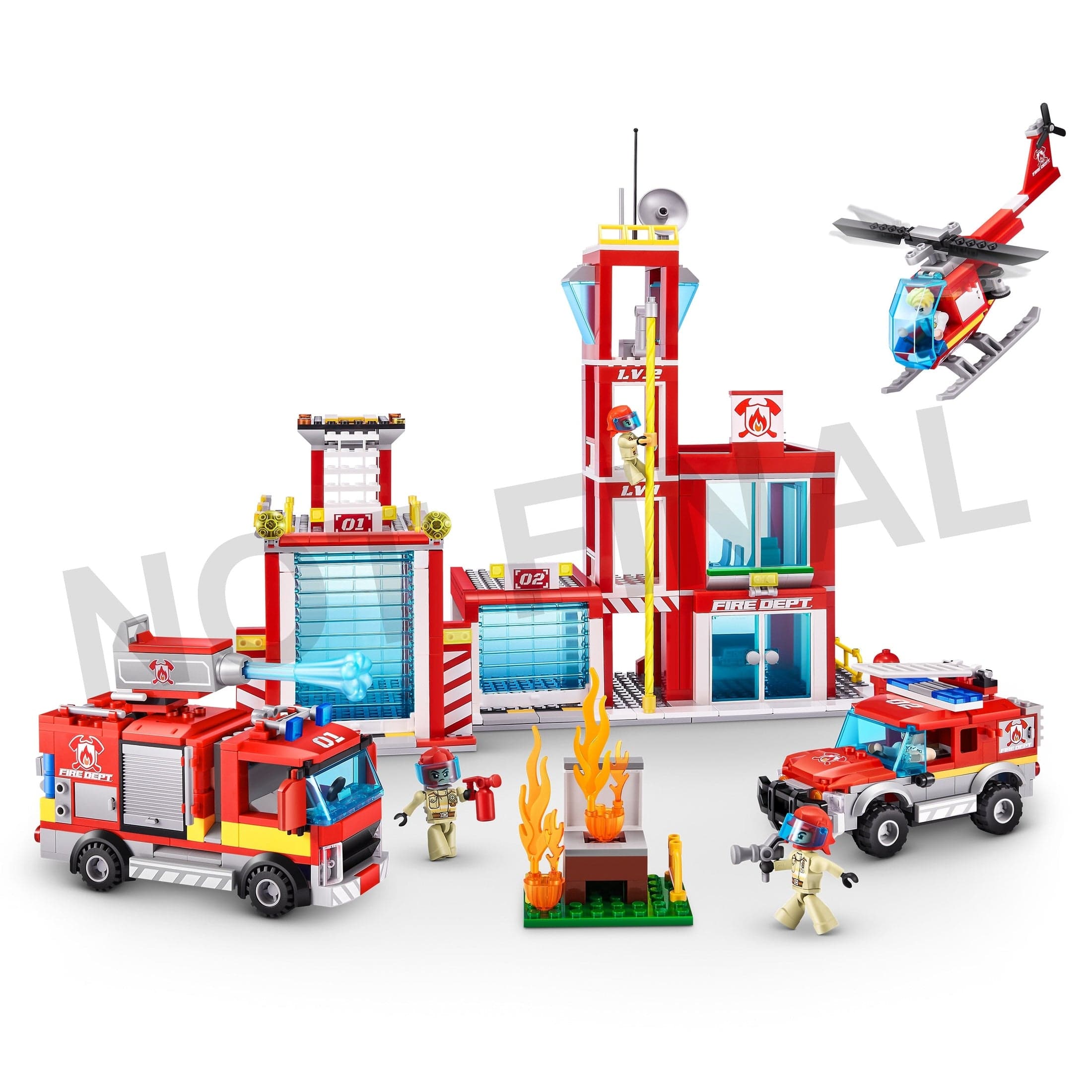 Max Max City S1 933 Piece Brick Box Playset 193052063687