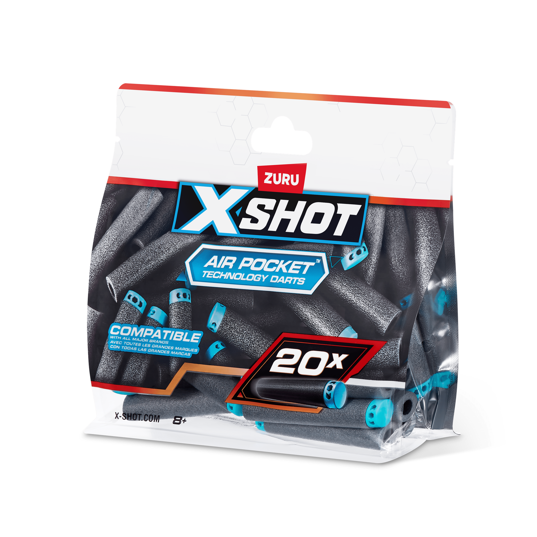 X-Shot Excel 20 Pack Refill Darts 193052047946