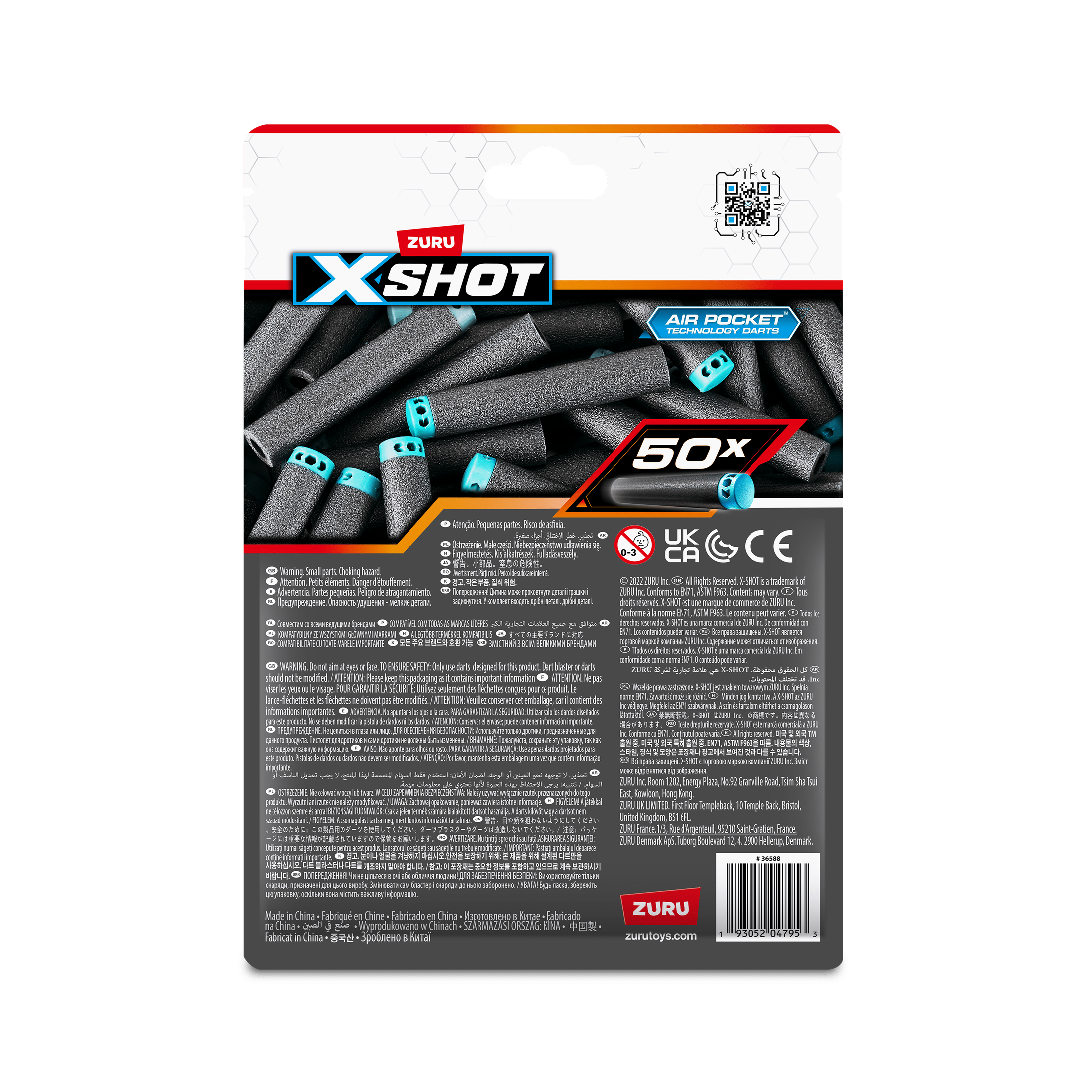 X-Shot Excel 50 Pack Refill Darts 193052047953