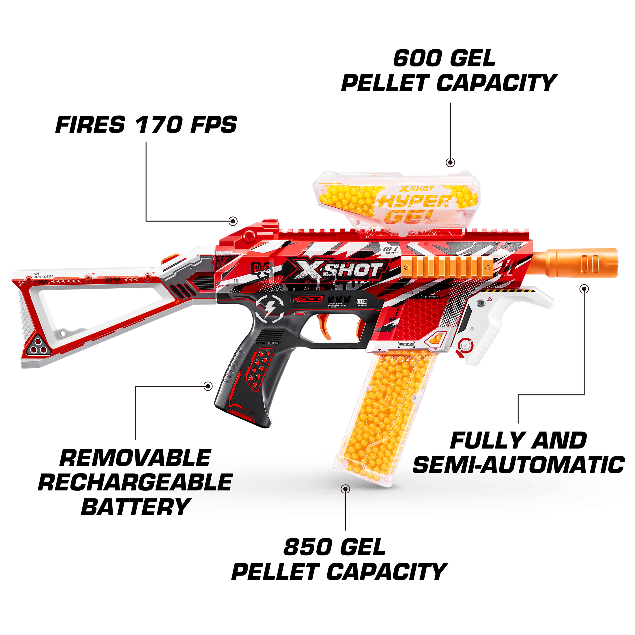 X-Shot Hyper Gel Series 1 Medium Blaster 193052052193