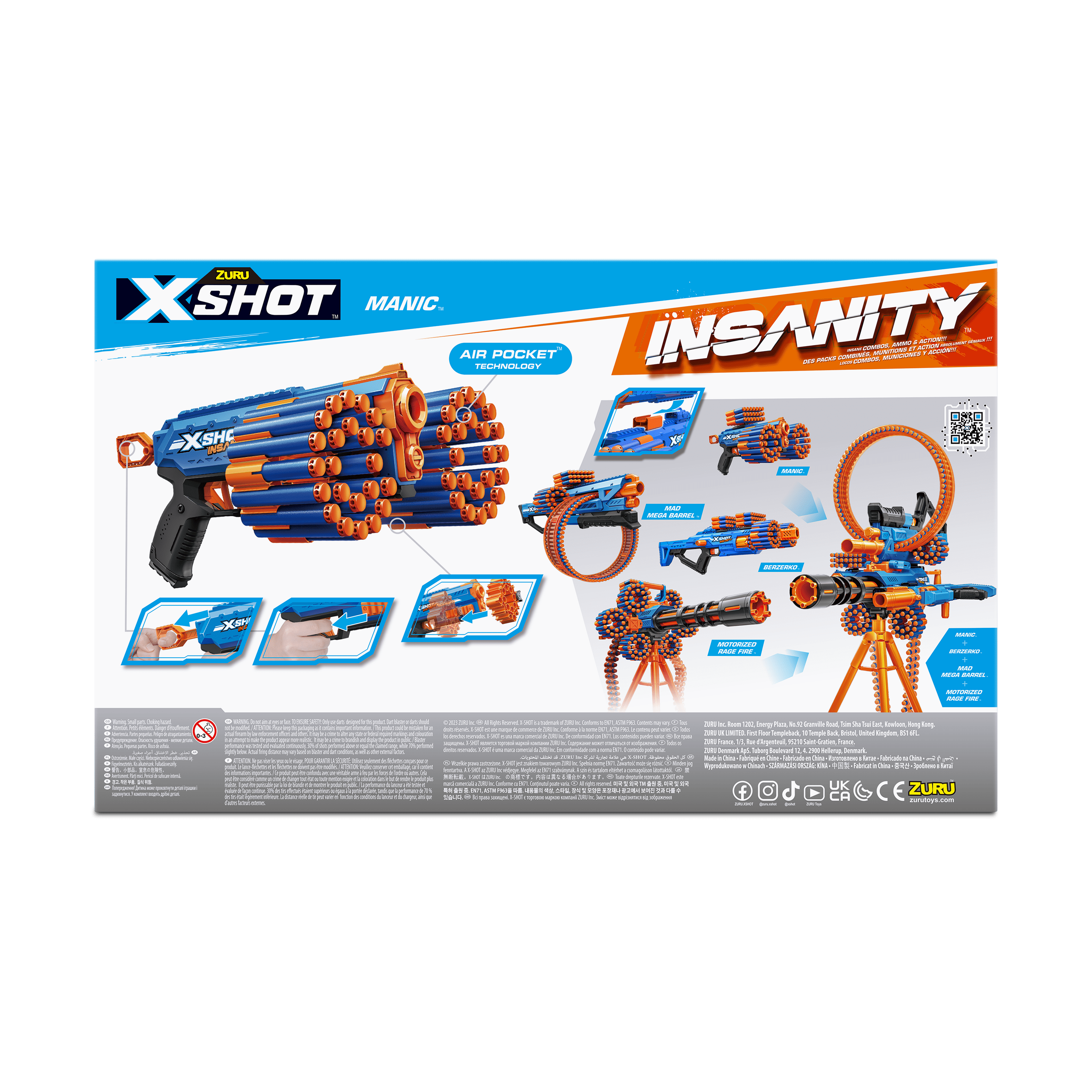 X-Shot Insanity Series 1 Maniac 193052050342