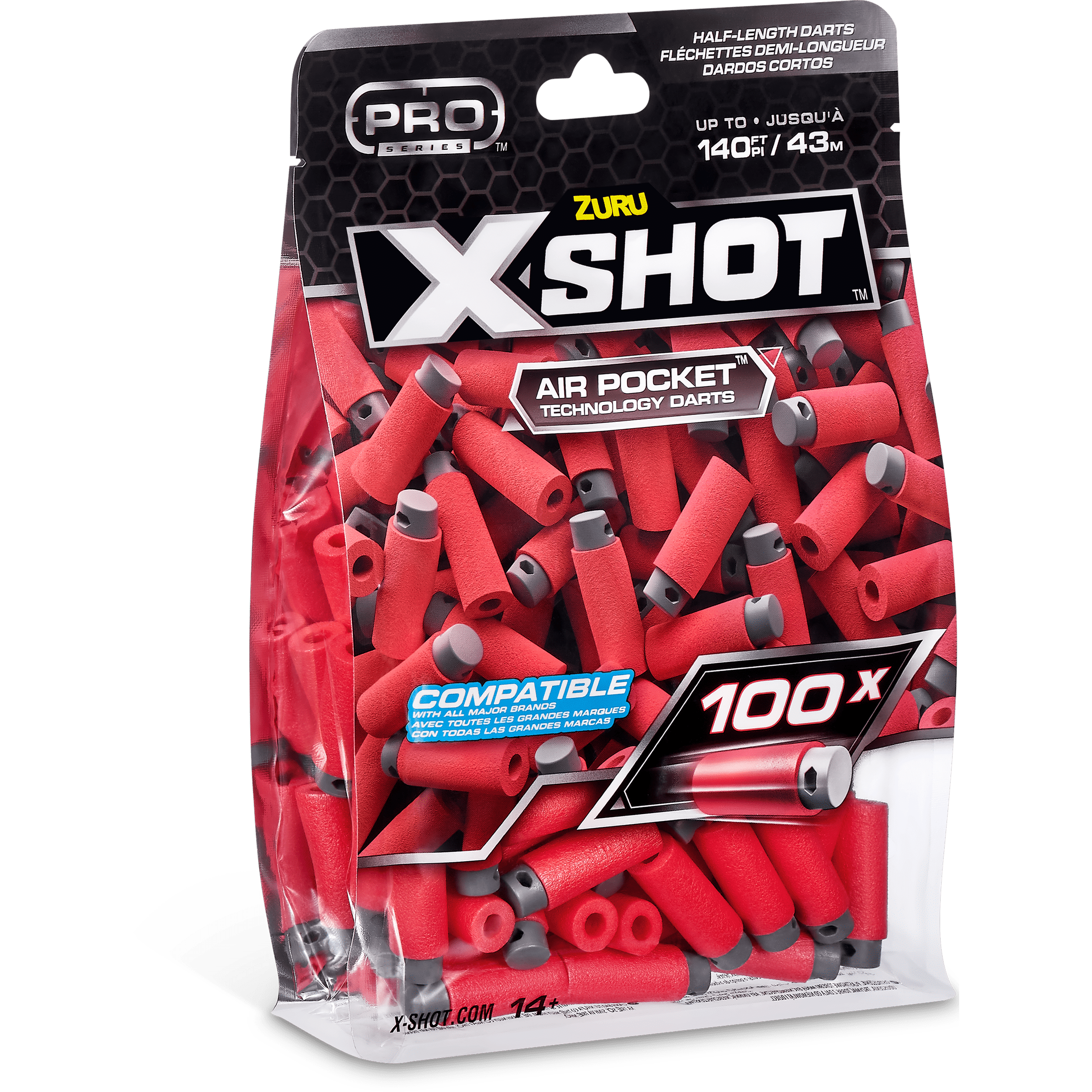 X-Shot - Pro 100 Pack Refill Darts 193052050069