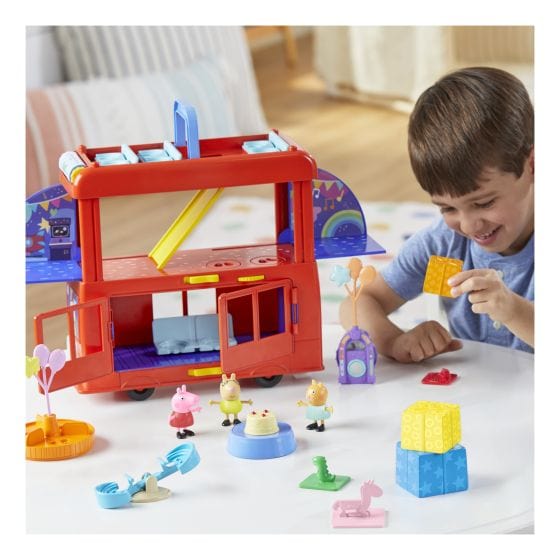 Peppa Pig - Peppa's 2 in 1 Party Bus 5010996232380