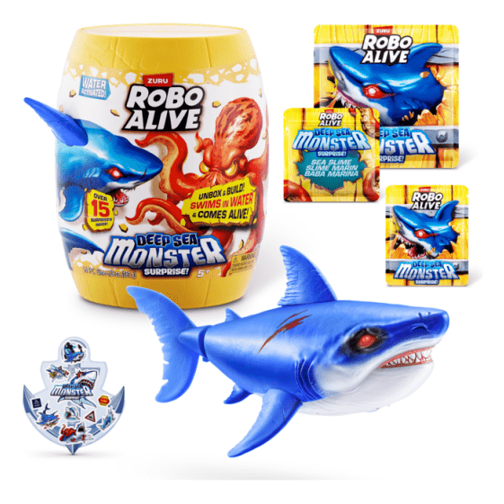 Robo Alive - Water Activated S1 Deep Sea Monster 193052080851