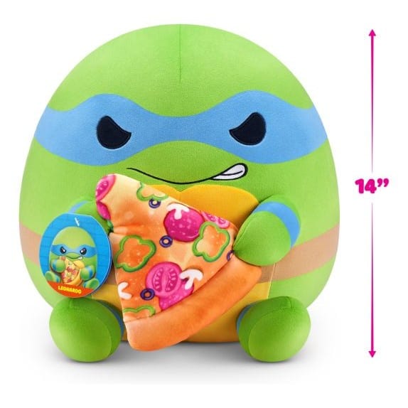 Snackles 14-Inch Plush Teenage Mutant Ninja Turtles Edition - Leonardo 193052069993