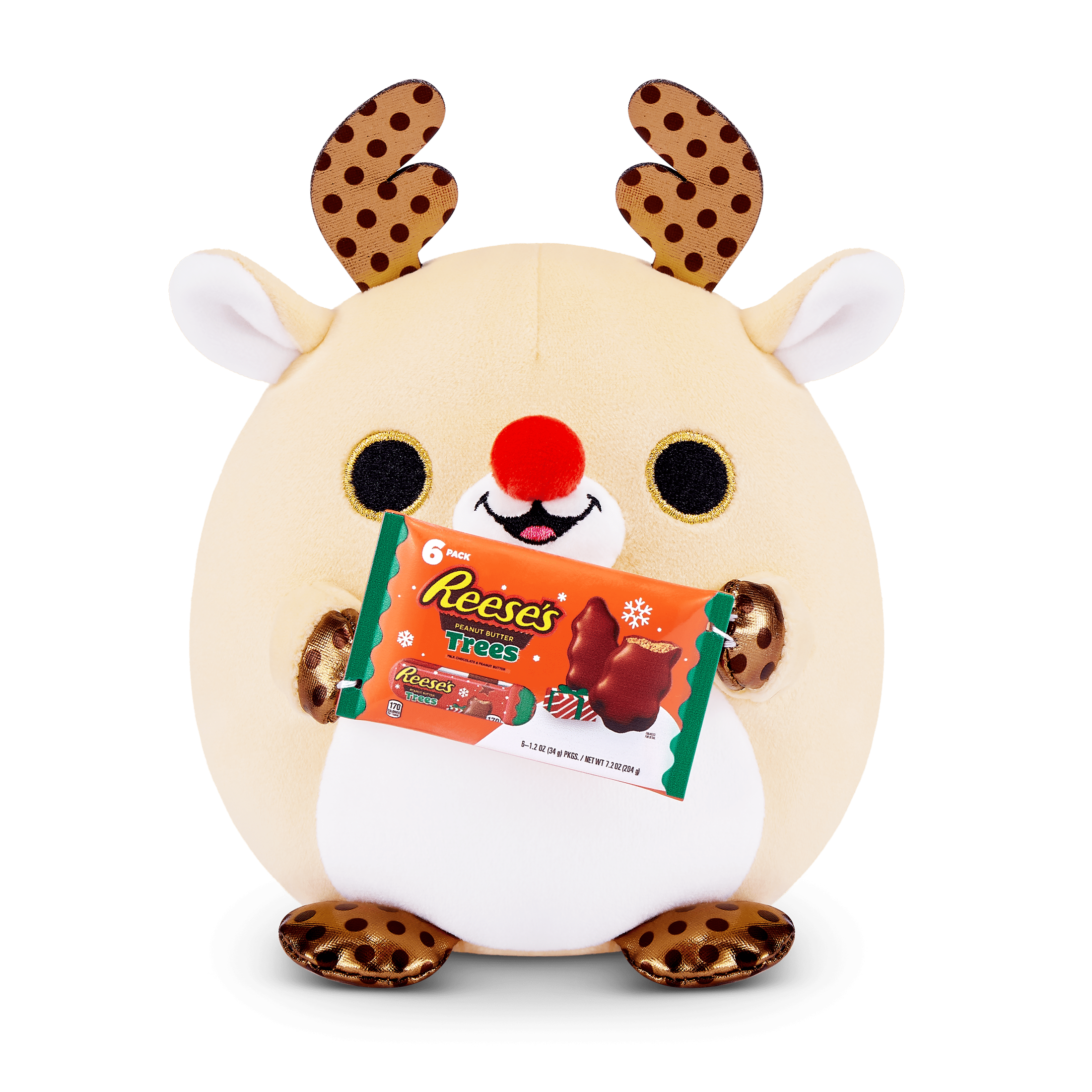 Snackles 5 Inch Christmas Plush Season 1 (1 Mystery Capsule Selected at Random) 3019305206991