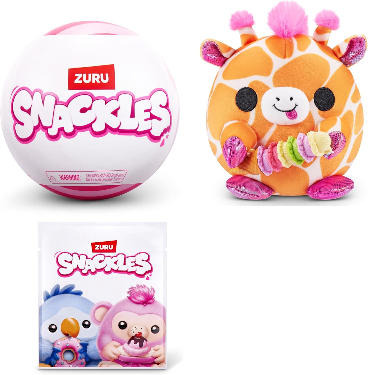 Snackles - Series 1 - 5 inch Capsule (1 Selected at Random) 193052080417