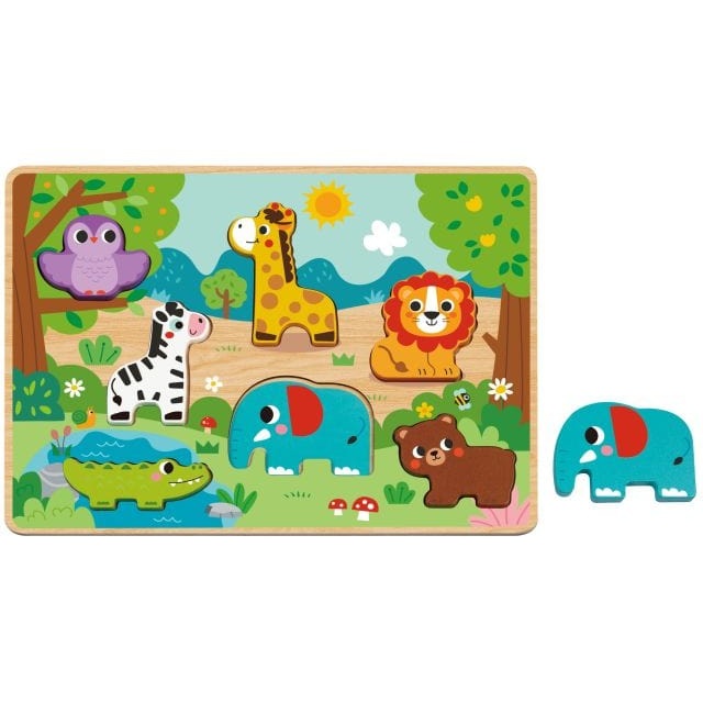 Tooky Toy - Wooden Chunky Puzzle 6976831551513