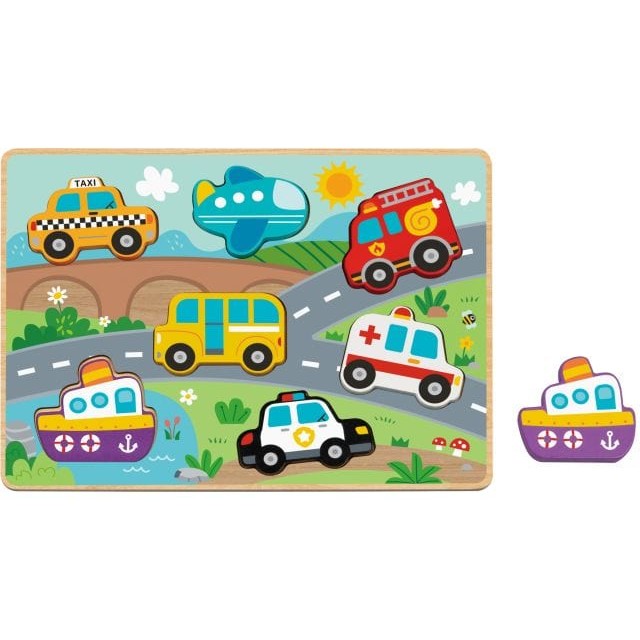 Tooky Toy - Wooden Chunky Puzzle 6976831551537