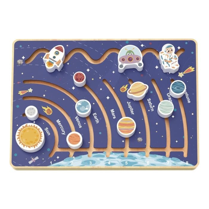 Tooky Toy - Wooden Space Maze 6972633378273