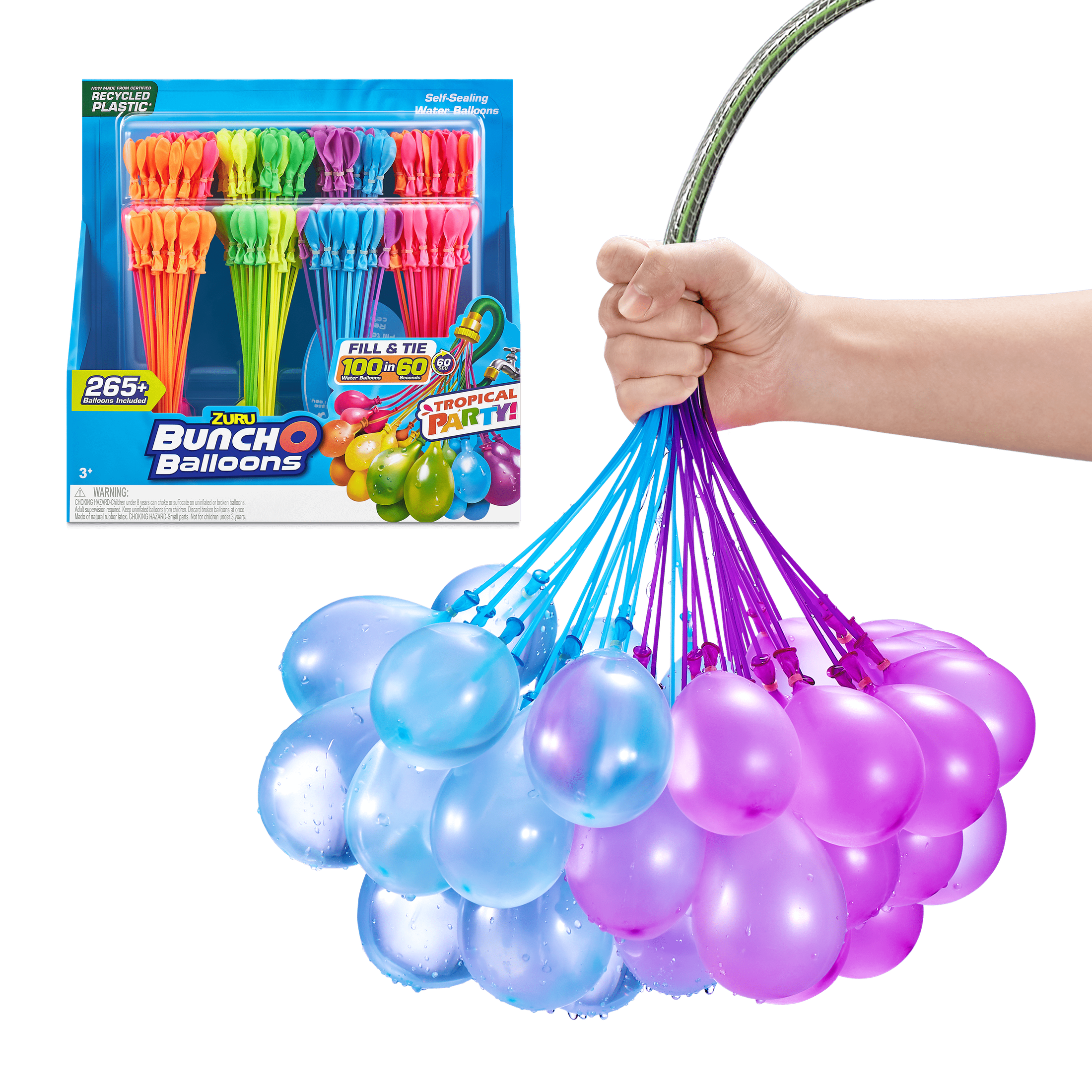 Bunch O Balloons: Tropical Party 8 Pack 193052043696