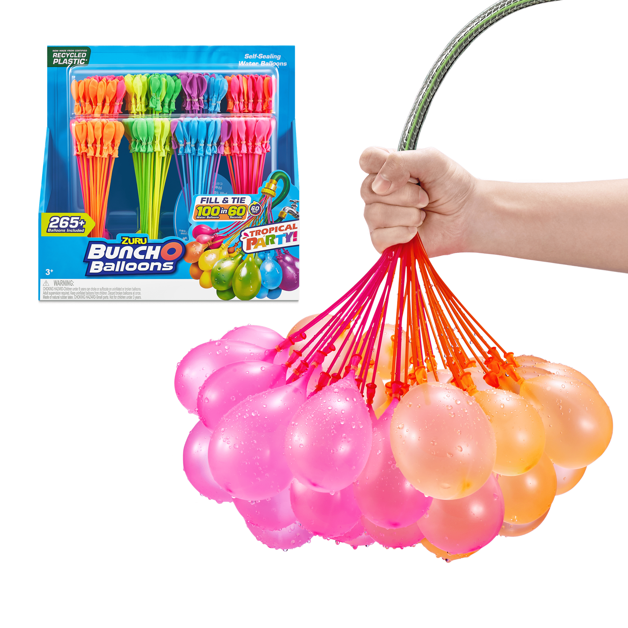 Bunch O Balloons: Tropical Party 8 Pack 193052043696