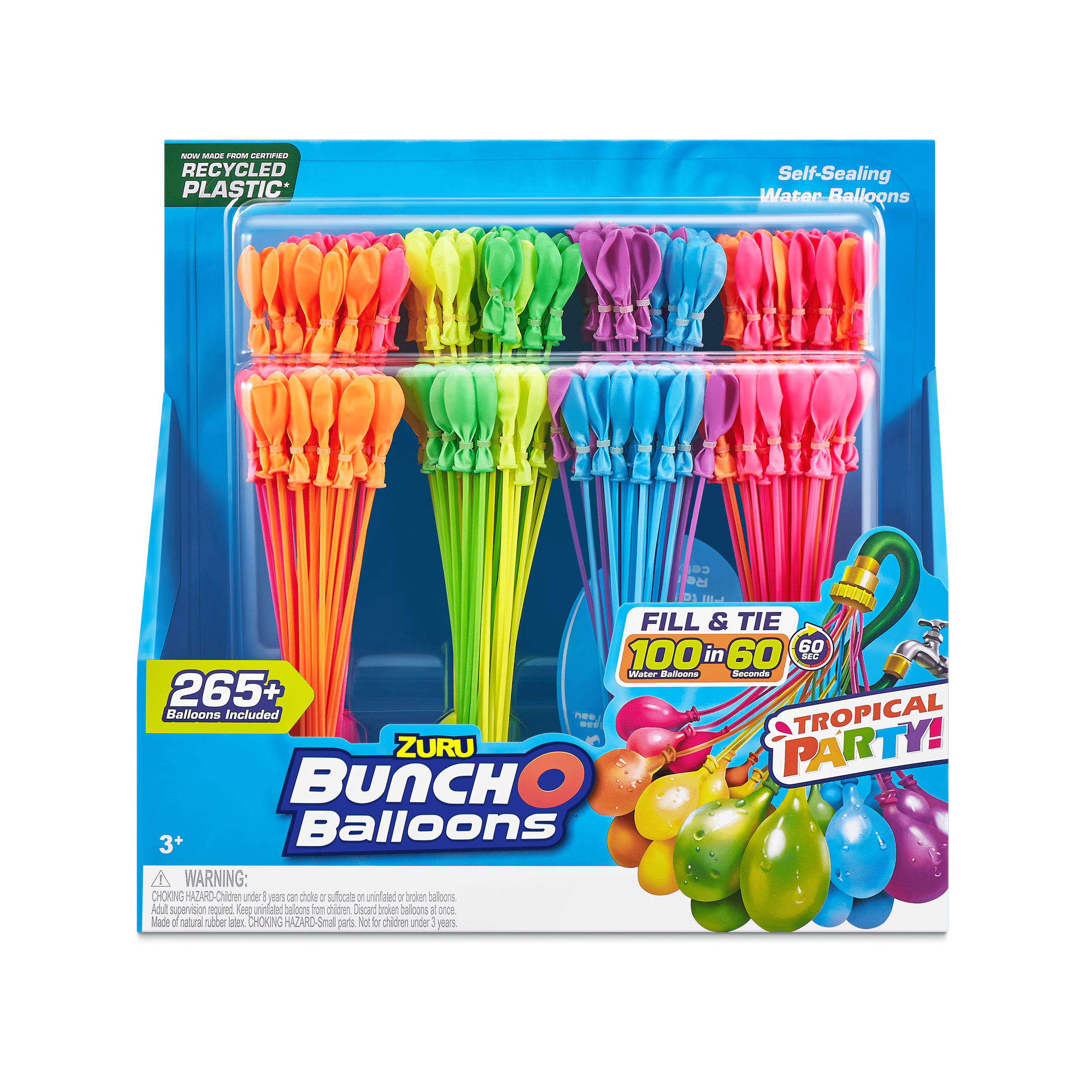 Bunch O Balloons: Tropical Party 8 Pack 193052043696