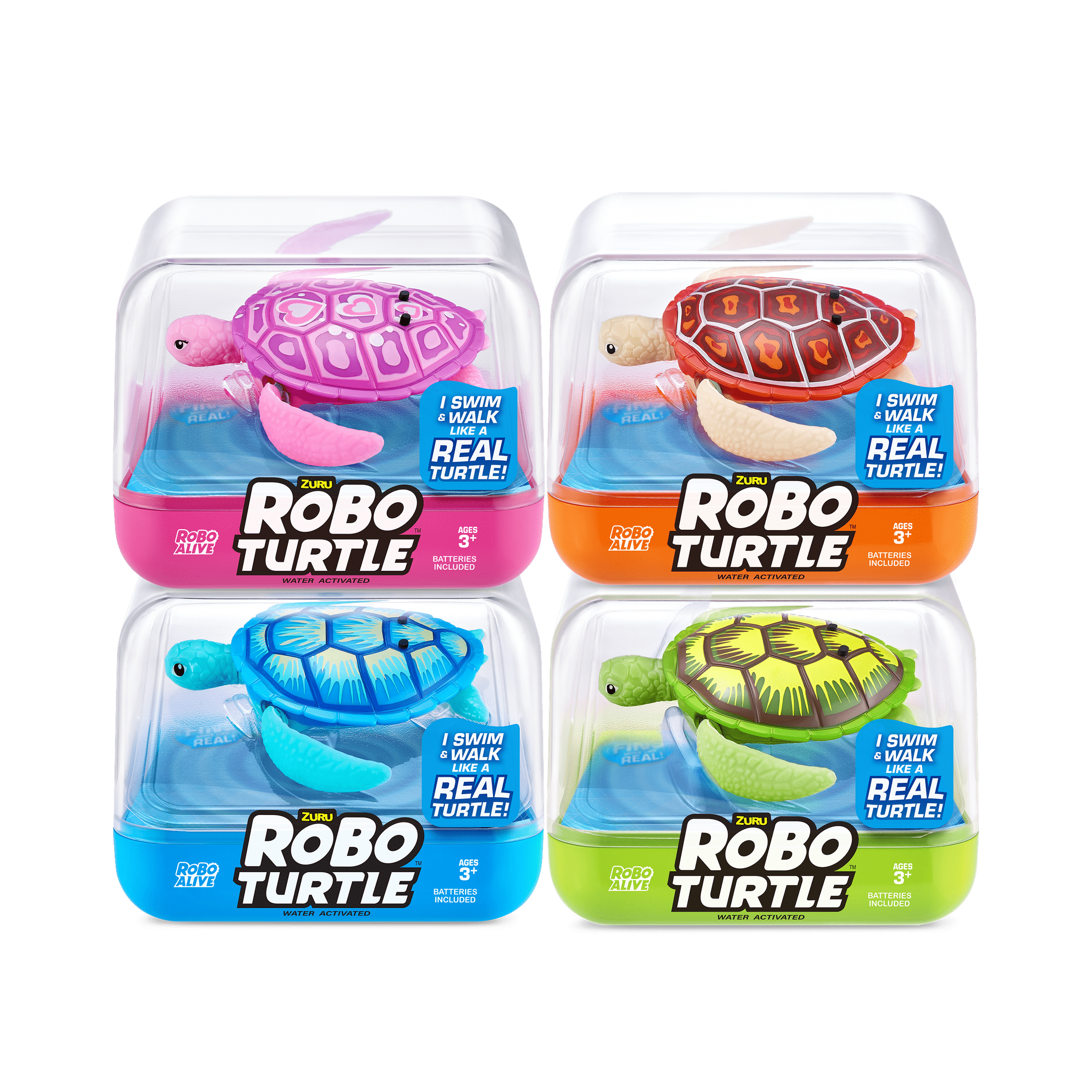 Robo Alive -  Robo Turtle - Series 1 (Colour selected at random) 193052043771