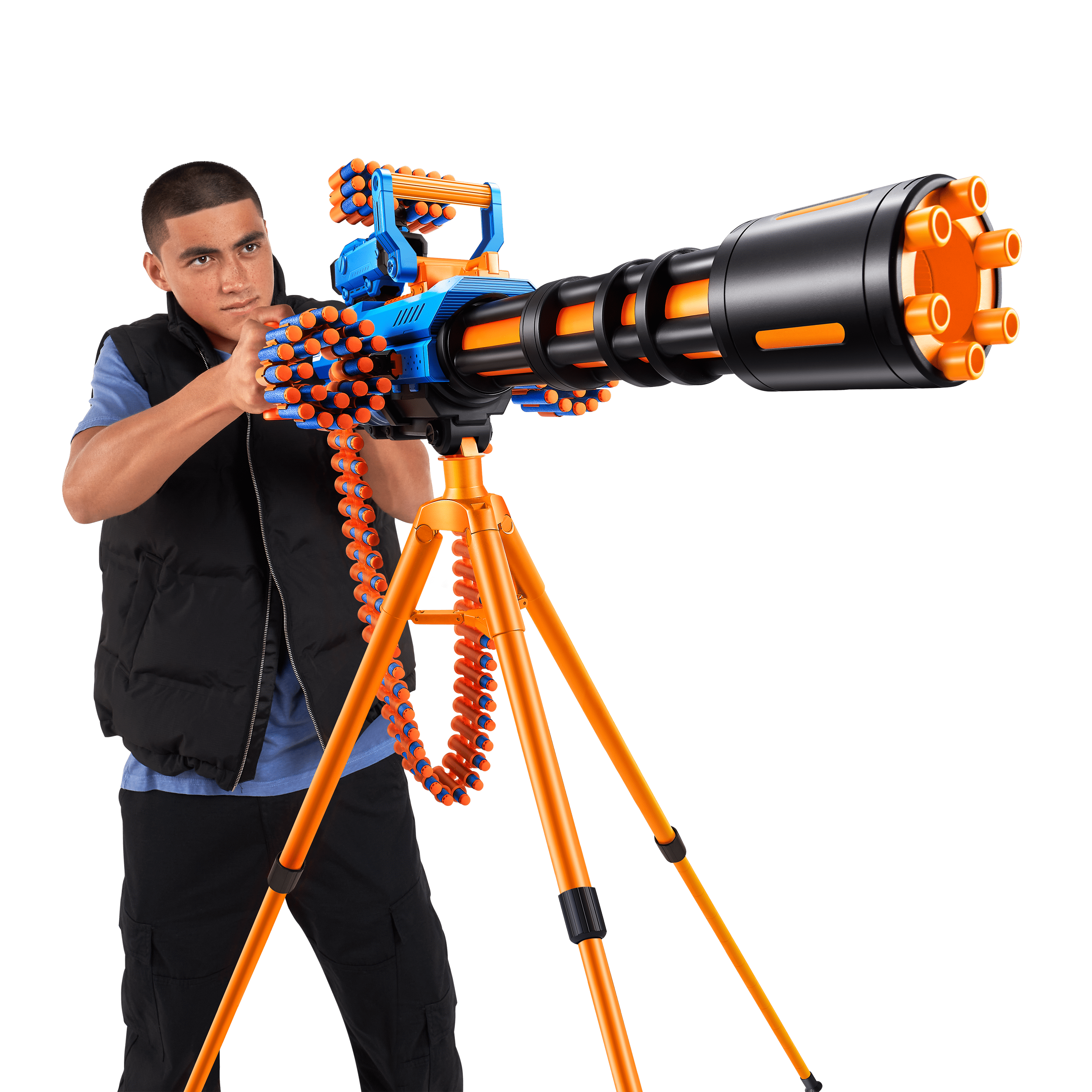 X-Shot Insanity Series 1 Motorized Rage Fire Gatling Gun 193052050373