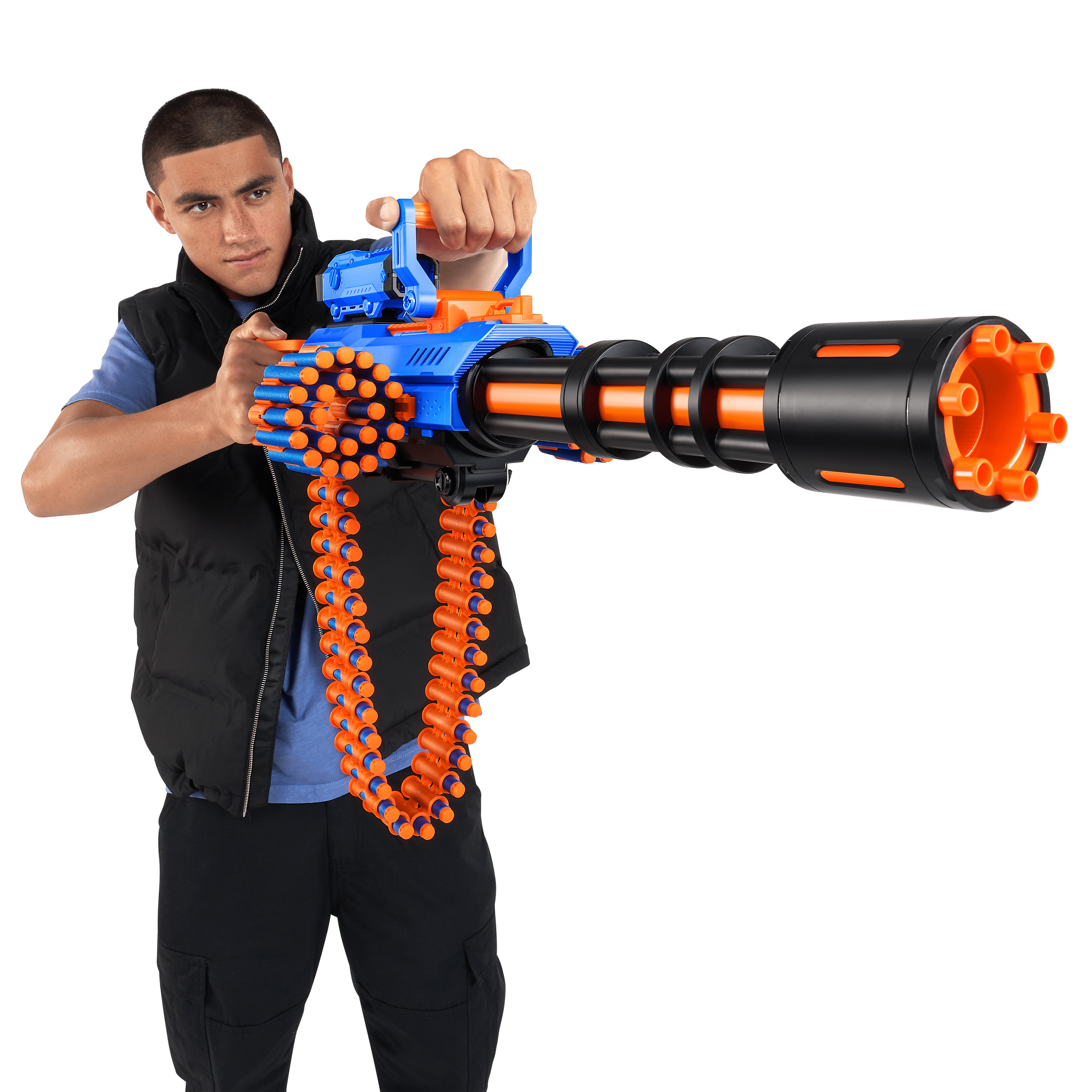 X-Shot Insanity Series 1 Motorized Rage Fire Gatling Gun 193052050373