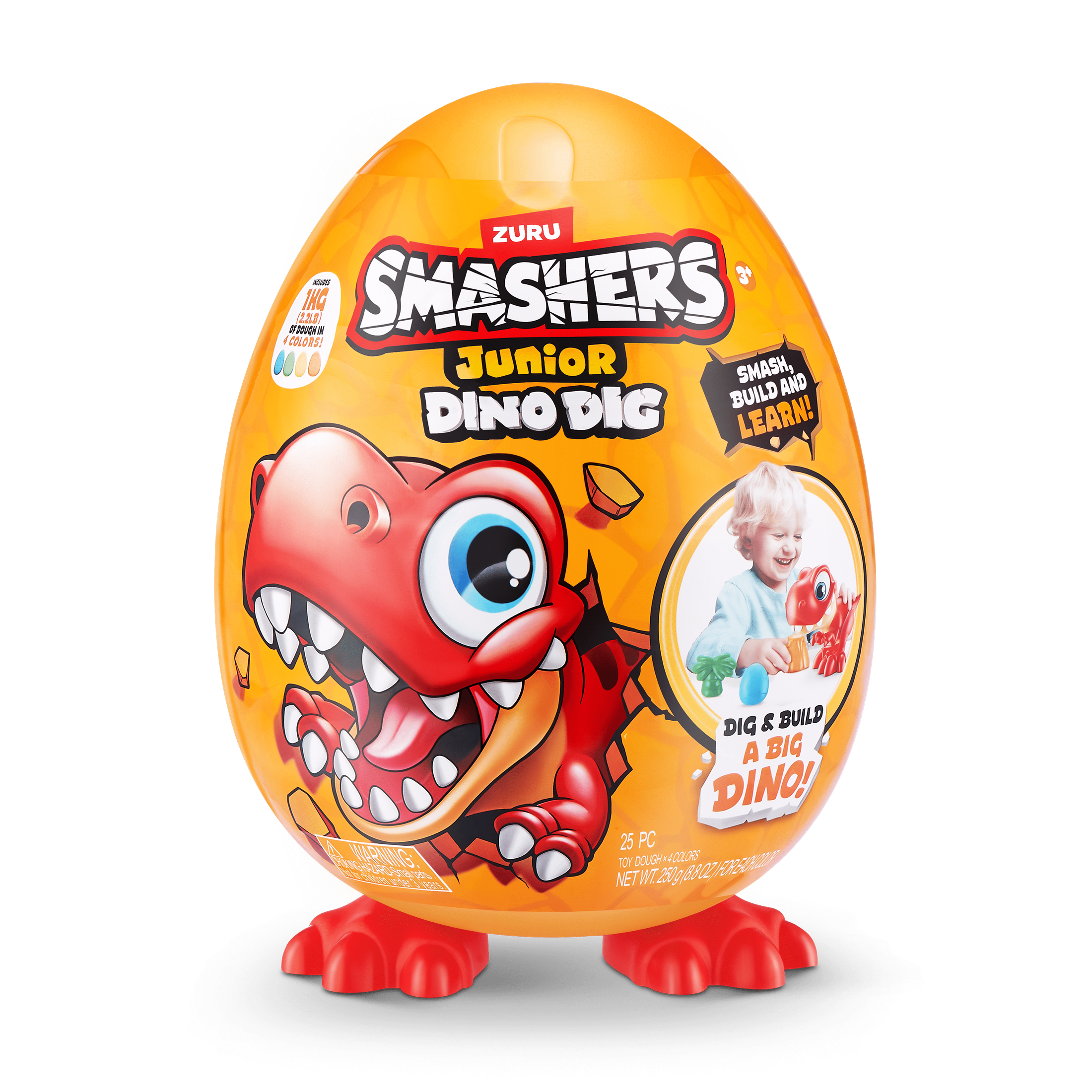 Smashers - Junior Dino Dig - Series 1 Large Egg 193052057457