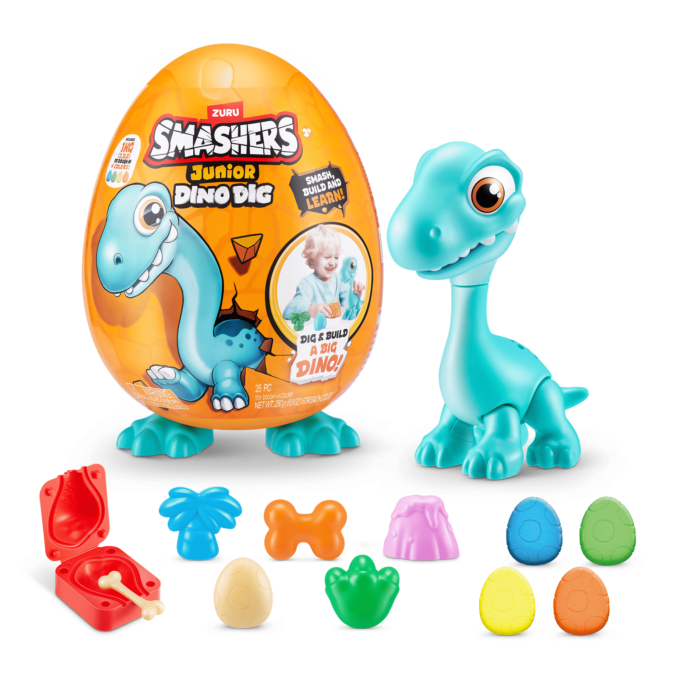 Smashers - Junior Dino Dig - Series 1 Large Egg 193052057457