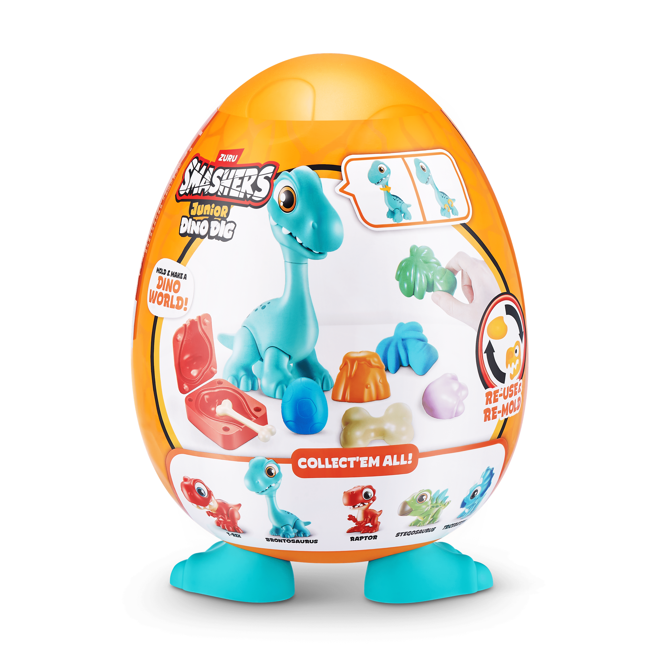 Smashers - Junior Dino Dig - Series 1 Large Egg 193052057457