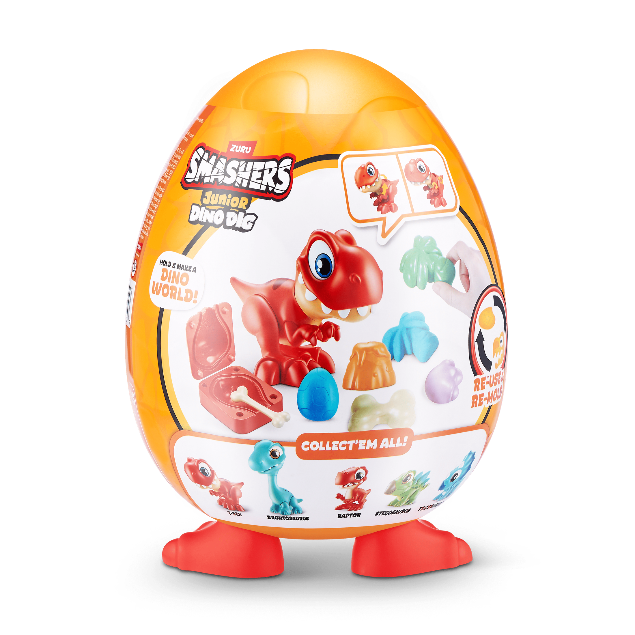 Smashers - Junior Dino Dig - Series 1 Large Egg 193052057457