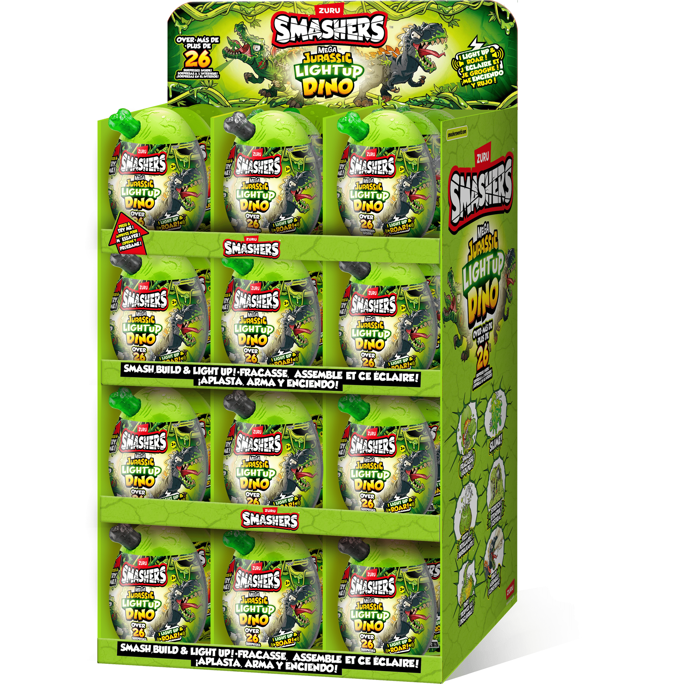 Smashers - Jurassic Mega Jurassic Light Up - Series 1 193052051370