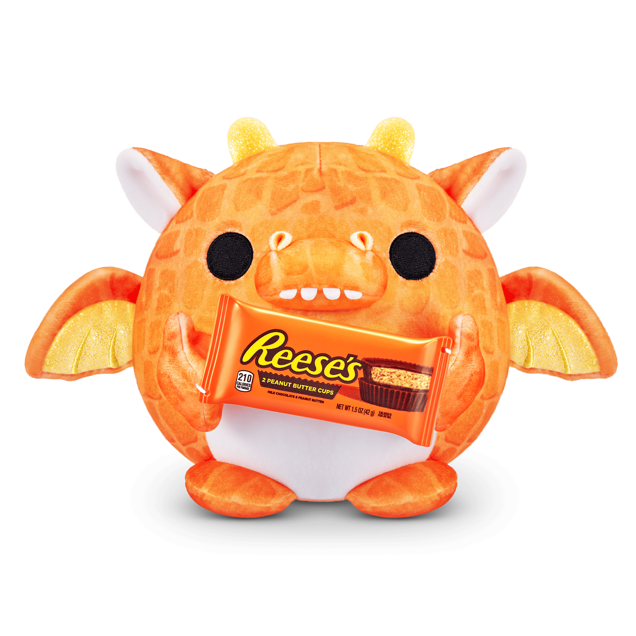 Snackles Super Sized 14 inch Squishy Plush - Dragon with Reeces 193052064028