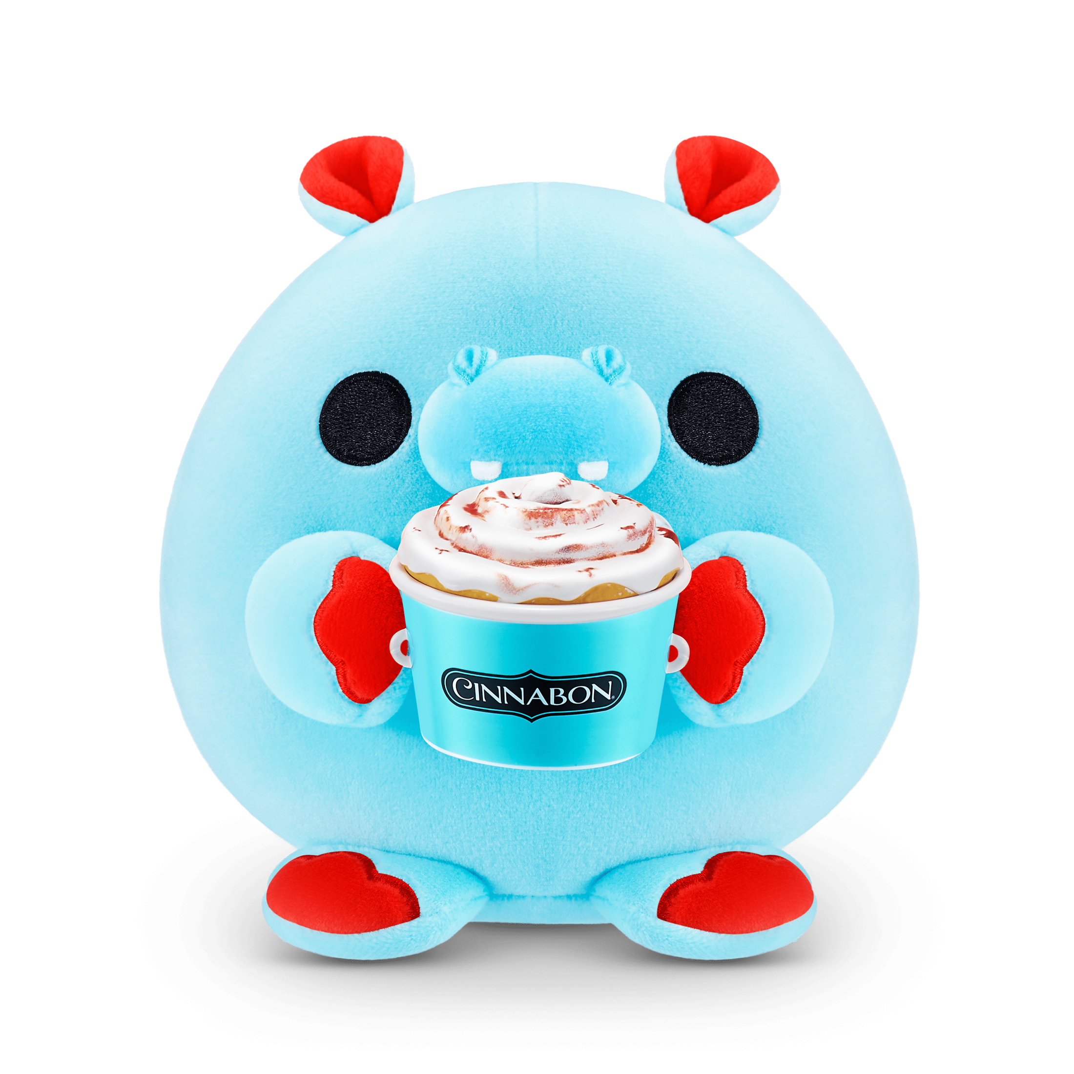 Snackles Super Sized 14 inch Squishy plush - Hugh with Cinnabon 193052064004