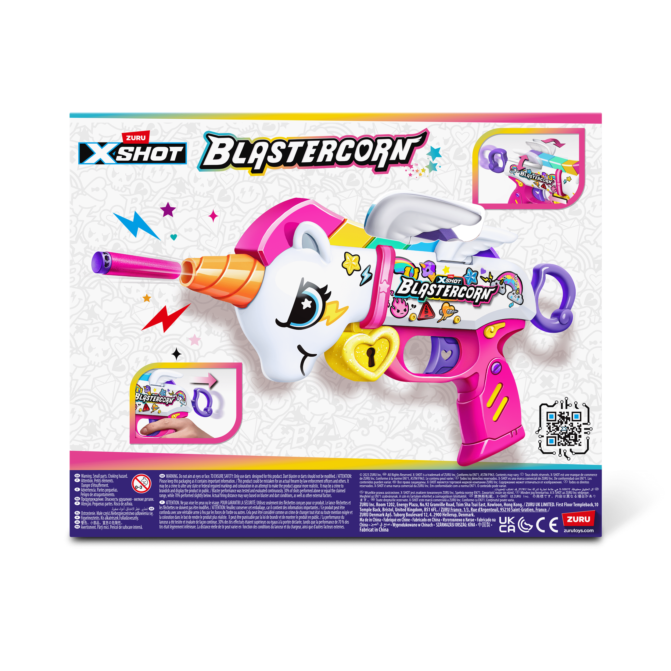 XShot Blastercorn S1 Unicorn Blaster (16 Darts) 193052064189