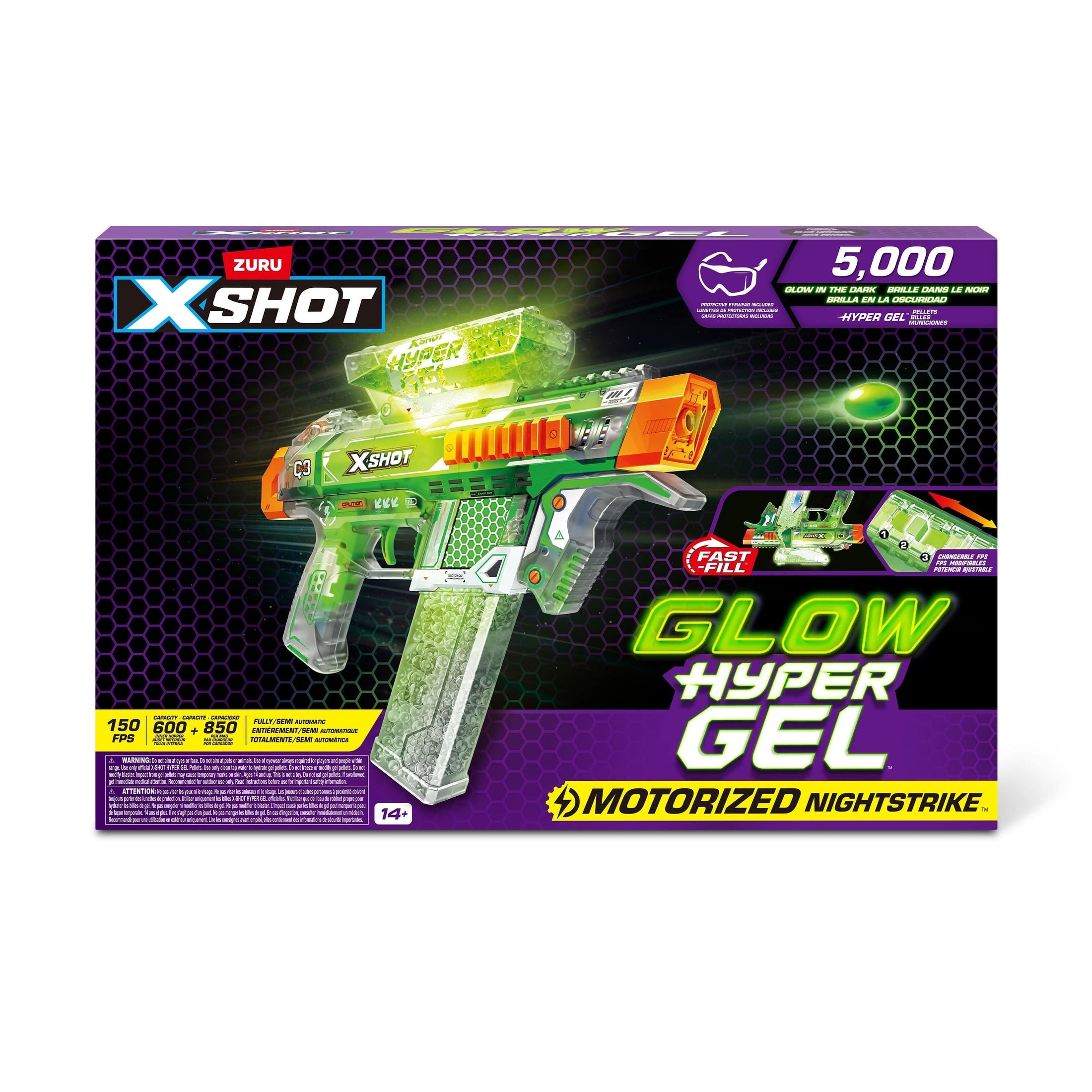 XShot Hyper Gel Glow in the Dark S1 Medium 193052069726