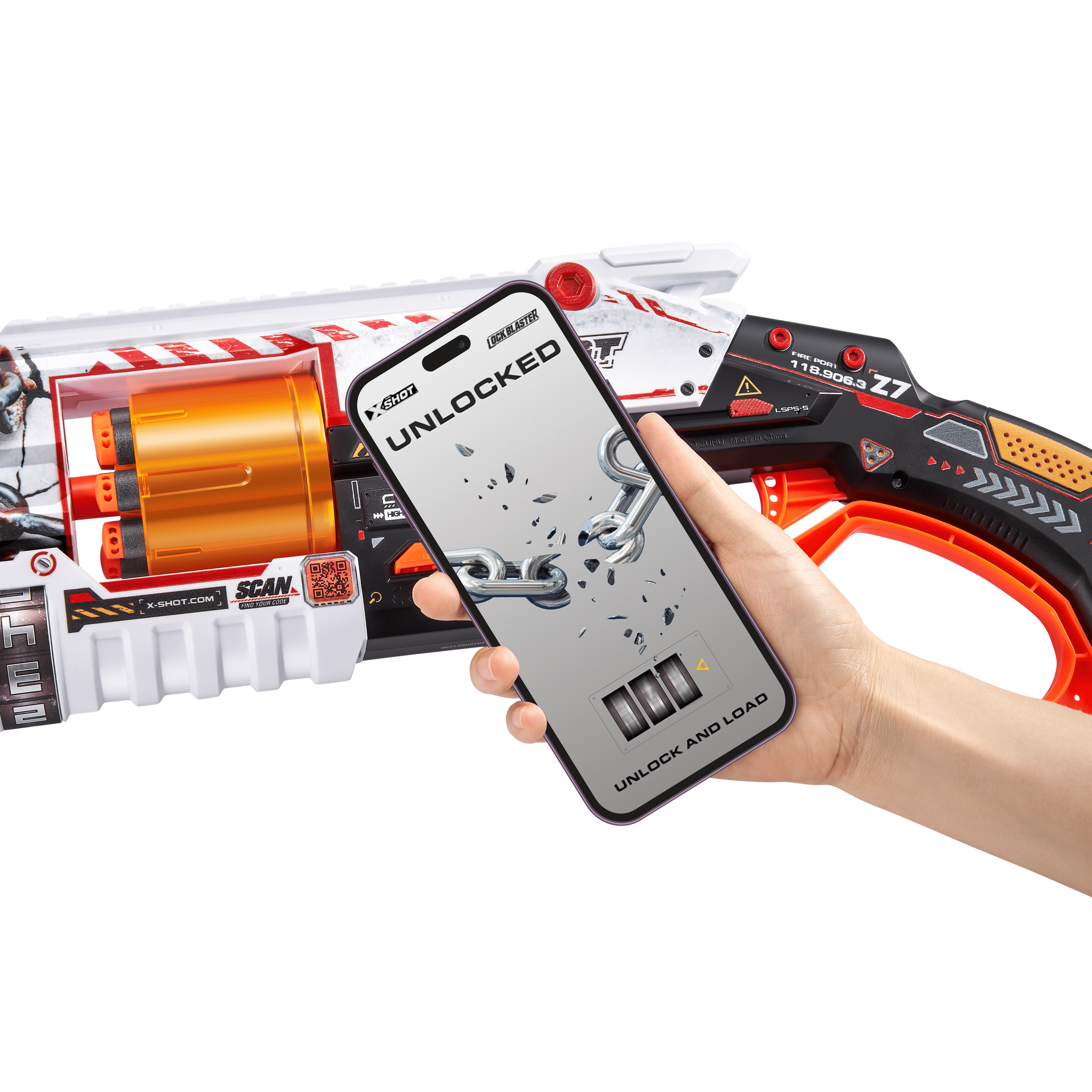 XShot Skins S1 Lock Gun (16 Darts) 193052050380