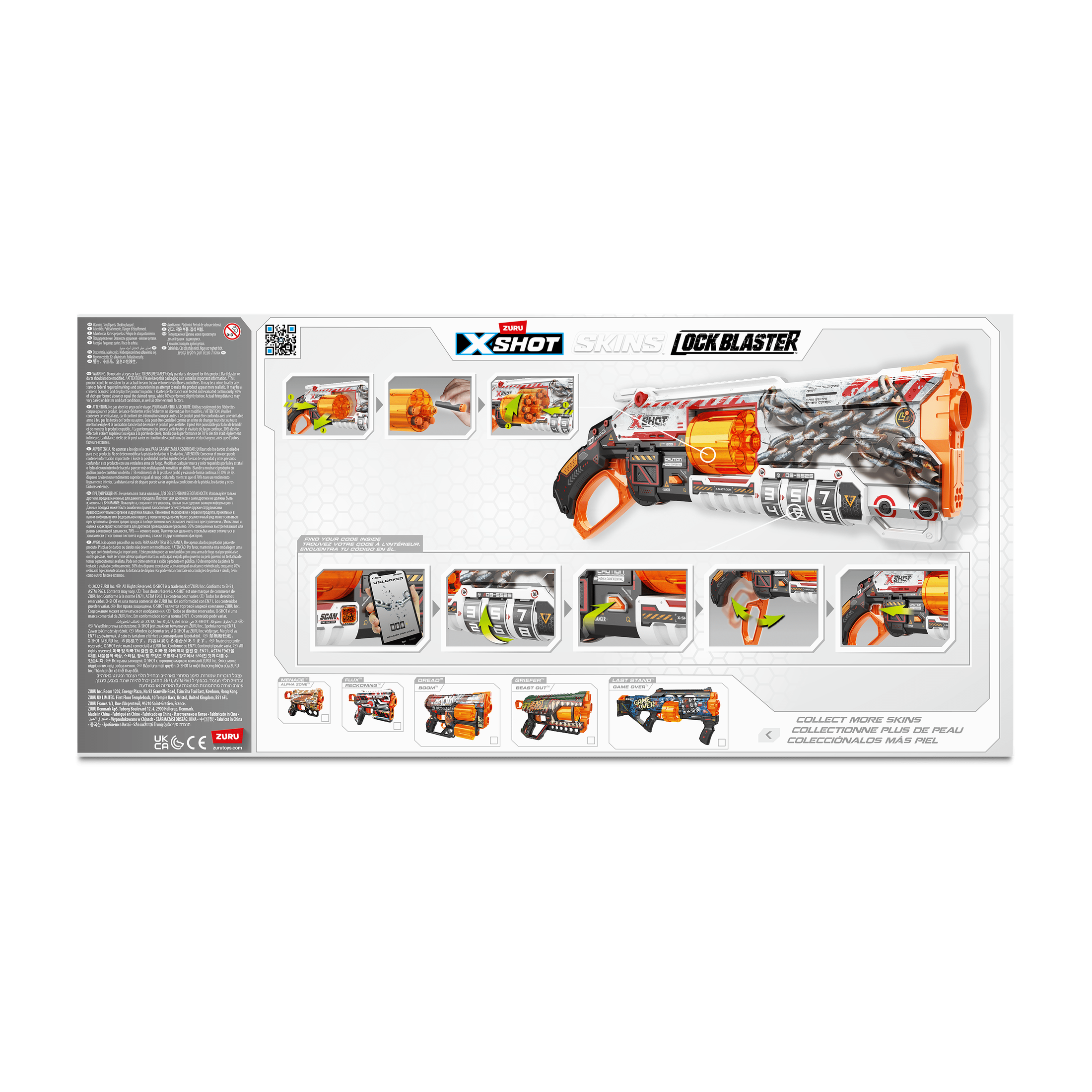 XShot Skins S1 Lock Gun (16 Darts) 193052050380