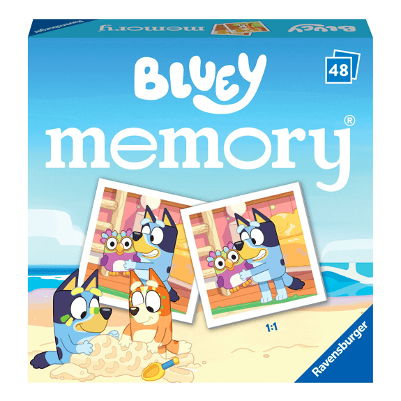 Bluey Mini Memory Game - Lennies Toys