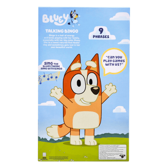 Bluey Bluey Talking Plush Bingo 630996171370