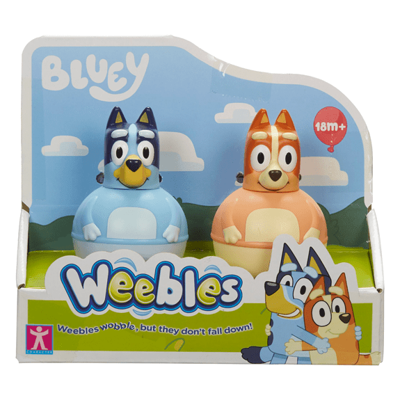 Bluey Weebles Twin Figure Pack Assorted - Lennies Toys