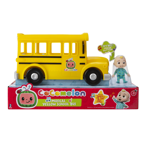 Cocomelon Yellow School Bus - Lennies Toys