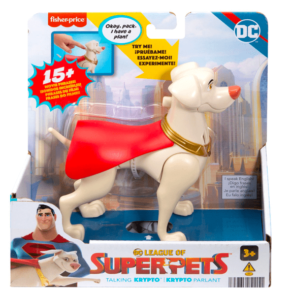DC League of Super Pets Talking Figure Krypto - Lennies Toys