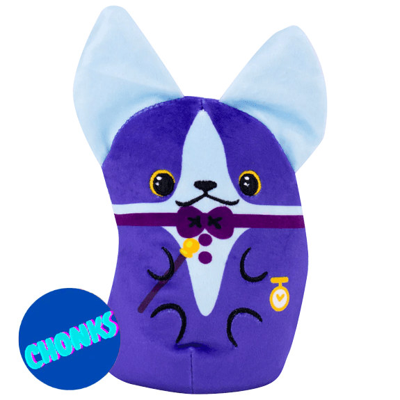 Dogs Vs Squirls 6" Chonk- Jean Claude - Lennies Toys