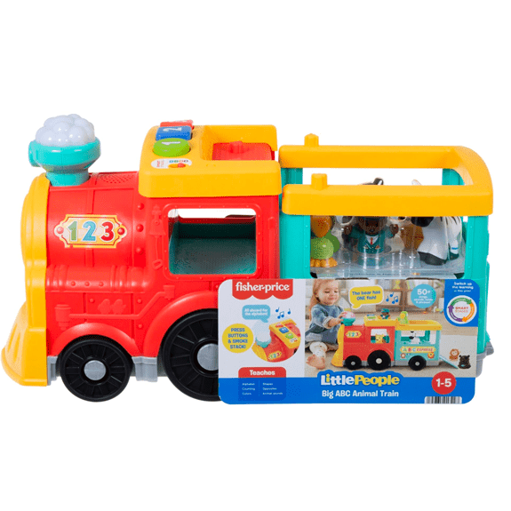 Fisher Price Little People Big ABC Animal Train - Lennies Toys