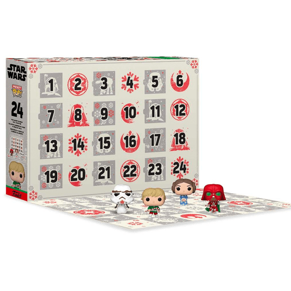 Funko Pocket Pop! - Star Wars Advent Calendar (24 Day) - Lennies Toys
