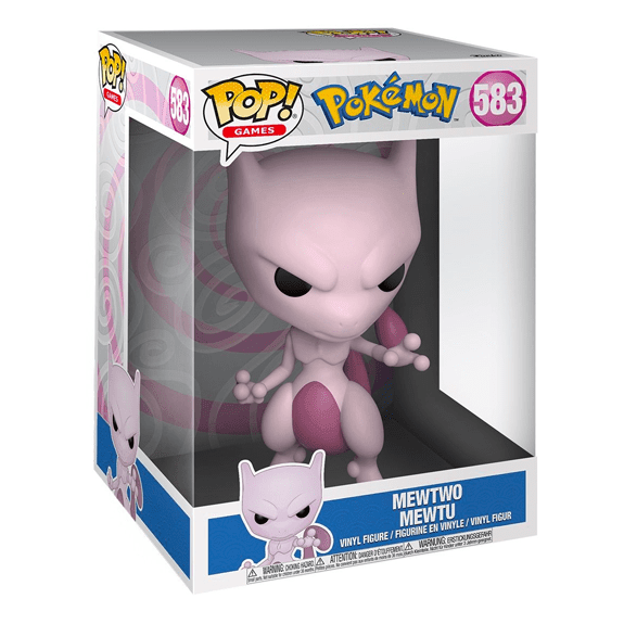Funko Pop! Vinyl - Pokemon - Jumbo 10" Mewtwo - Lennies Toys