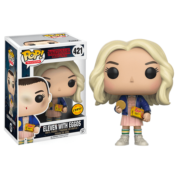Funko Pop! Vinyl - Stranger Things - Eleven (Eggos) -Chance of Chase - Lennies Toys