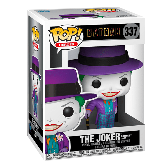 Funko Pop! Vinyl - Batman 1989 - Joker With Hat - Chance of Chase - Lennies Toys
