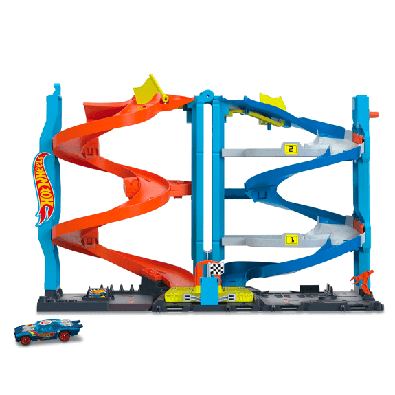 Hot Wheels City Transforming Race Tower Play Set - Lennies Toys