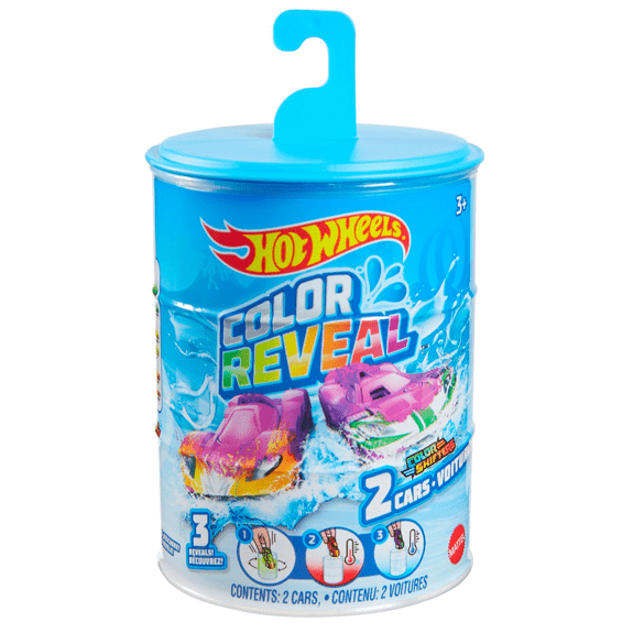 Hot Wheels Colour Reveal 2 Pack CDU - Lennies Toys