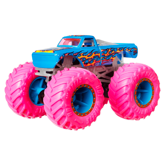 Hot Wheels Monster Truck Glow in Dark Bundle - Lennies Toys